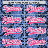 Custom Multi Color Snakeskin Pattern Authentic Baseball Jersey