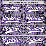 Custom Multi Color Snakeskin Pattern Authentic Baseball Jersey