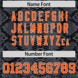 Custom Multi Color Snakeskin Pattern Authentic Baseball Jersey