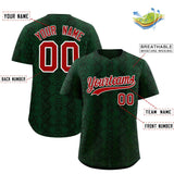 Custom Multi Color Snakeskin Pattern Authentic Baseball Jersey