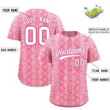 Custom Multi Color Snakeskin Pattern Authentic Baseball Jersey