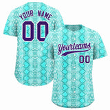 Custom Multi Color Snakeskin Pattern Authentic Baseball Jersey