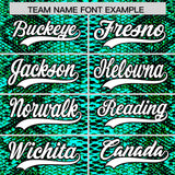 Custom Multi Color Snakeskin Pattern Authentic Baseball Jersey