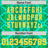 Custom Multi Color Snakeskin Pattern Authentic Baseball Jersey