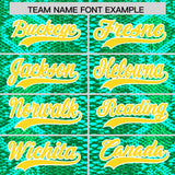 Custom Multi Color Snakeskin Pattern Authentic Baseball Jersey