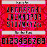 Custom Multi Color Snakeskin Pattern Authentic Baseball Jersey