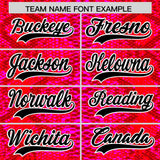 Custom Multi Color Snakeskin Pattern Authentic Baseball Jersey