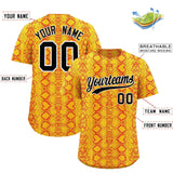 Custom Multi Color Snakeskin Pattern Authentic Baseball Jersey