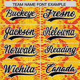 Custom Multi Color Snakeskin Pattern Authentic Baseball Jersey