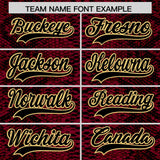 Custom Multi Color Snakeskin Pattern Authentic Baseball Jersey