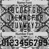 Custom Multi Color Snakeskin Pattern Authentic Baseball Jersey