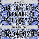 Custom Multi Color Snakeskin Pattern Authentic Baseball Jersey