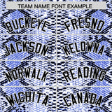 Custom Multi Color Snakeskin Pattern Authentic Baseball Jersey