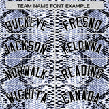 Custom Multi Color Snakeskin Pattern Authentic Baseball Jersey