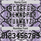 Custom Multi Color Snakeskin Pattern Authentic Baseball Jersey