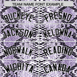 Custom Multi Color Snakeskin Pattern Authentic Baseball Jersey