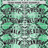 Custom Multi Color Snakeskin Pattern Authentic Baseball Jersey