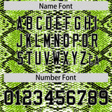 Custom Multi Color Snakeskin Pattern Authentic Baseball Jersey