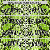 Custom Multi Color Snakeskin Pattern Authentic Baseball Jersey