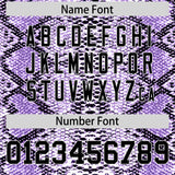 Custom Multi Color Snakeskin Pattern Authentic Baseball Jersey