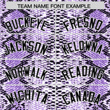 Custom Multi Color Snakeskin Pattern Authentic Baseball Jersey