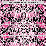 Custom Multi Color Snakeskin Pattern Authentic Baseball Jersey