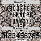 Custom Multi Color Snakeskin Pattern Authentic Baseball Jersey