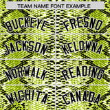 Custom Multi Color Snakeskin Pattern Authentic Baseball Jersey