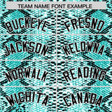 Custom Multi Color Snakeskin Pattern Authentic Baseball Jersey