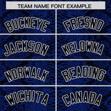 Custom Multi Color Snakeskin Pattern Authentic Baseball Jersey