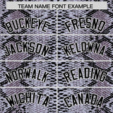 Custom Multi Color Snakeskin Pattern Authentic Baseball Jersey