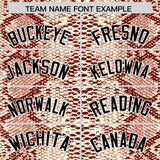 Custom Multi Color Snakeskin Pattern Authentic Baseball Jersey