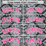 Custom Multi Color Snakeskin Pattern Authentic Baseball Jersey