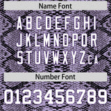 Custom Multi Color Snakeskin Pattern Authentic Baseball Jersey