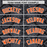 Custom Multi Color Snakeskin Pattern Authentic Baseball Jersey