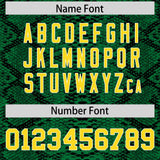 Custom Multi Color Snakeskin Pattern Authentic Baseball Jersey