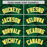 Custom Multi Color Snakeskin Pattern Authentic Baseball Jersey