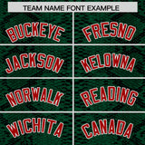 Custom Multi Color Snakeskin Pattern Authentic Baseball Jersey