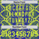 Custom Multi Color Snakeskin Pattern Authentic Baseball Jersey