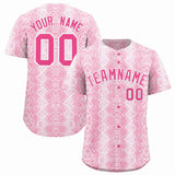 Custom Multi Color Snakeskin Pattern Authentic Baseball Jersey