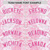 Custom Multi Color Snakeskin Pattern Authentic Baseball Jersey