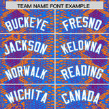 Custom Multi Color Snakeskin Pattern Authentic Baseball Jersey