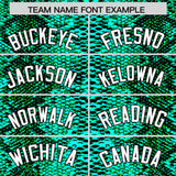 Custom Multi Color Snakeskin Pattern Authentic Baseball Jersey