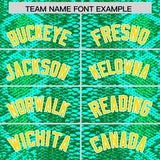 Custom Multi Color Snakeskin Pattern Authentic Baseball Jersey