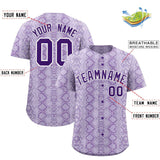 Custom Multi Color Snakeskin Pattern Authentic Baseball Jersey