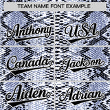 Custom Multi Color Snakeskin Pattern Authentic Baseball Jersey