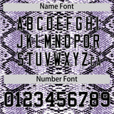 Custom Multi Color Snakeskin Pattern Authentic Baseball Jersey