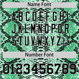 Custom Multi Color Snakeskin Pattern Authentic Baseball Jersey