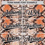 Custom Multi Color Snakeskin Pattern Authentic Baseball Jersey