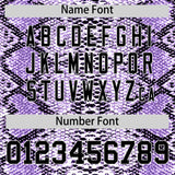 Custom Multi Color Snakeskin Pattern Authentic Baseball Jersey